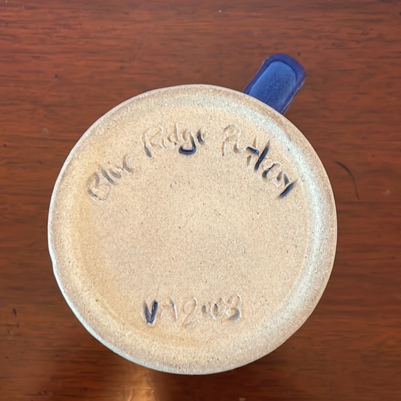 Vintage Handmade Glazed Mug by Blue Ridge Pottery - Picture 10 of 10